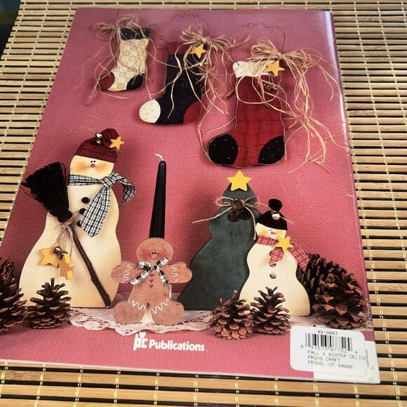 Fall/Winter Delight Wood Provo Crafts Patterns By Annette Ward -Booklet Vtg 1995 - Picture 6 of 6
